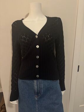 Kokun Lattice Cardigan - MINT!